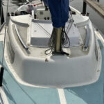 Terramore-Bodendesign Segelboot Beschichtung Mikrozement+PU, vorher